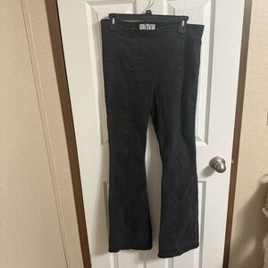 We the free black wide leg pants sz 30